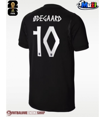 Norsko Martin Odegaard #10 Venkovní Dres MS 2026 Krátkým Rukávem